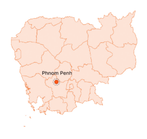 carte du programme de parrainage de world vision france au cambodge