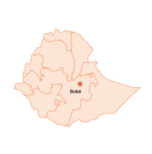carte du programme de boké en ethiopie