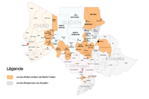 zones d'intervention de world vision au soudan