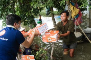 montee des eaux au Cambodge