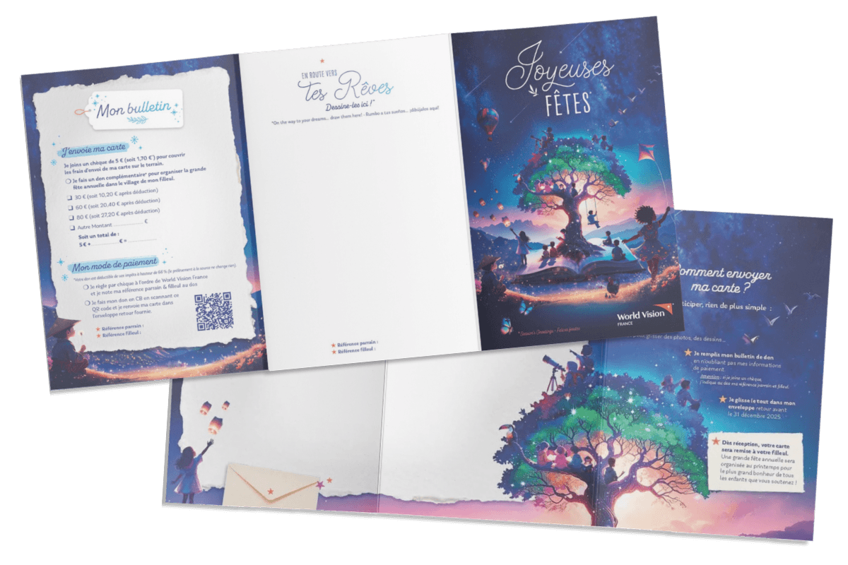envoyer une carte de fin d'année à mon filleul